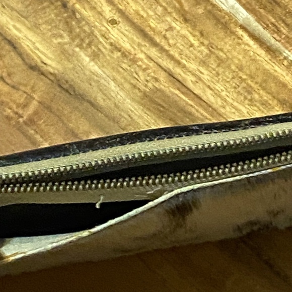 Vintage seal skin wallet. Handmade. Antique (?) - Picture 13 of 16